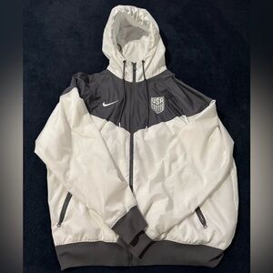 Nike - Mens Team USA Basketball/Soccer Warm Up Windbreaker (Size:L)